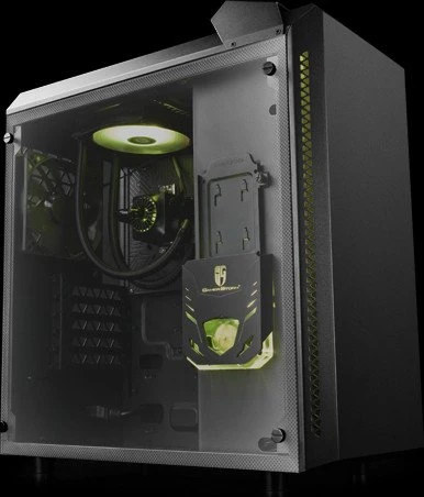 DeepCool Gamer Storm Baronkase Liquid schwarz, Glasfenster