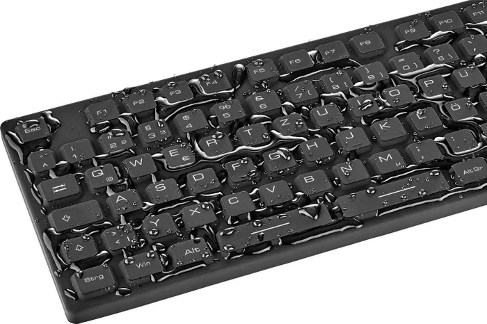 Renkforce Wasserdichte Industrietastatur, IP68, PS/2 & USB, DE