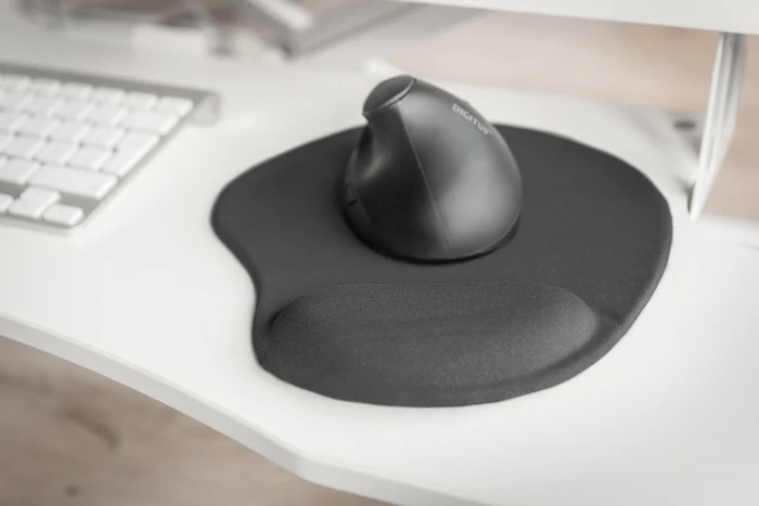 Digitus Ergonomisches Mauspad mit Handballenauflage, 225x180mm, schwarz