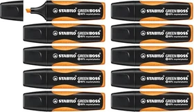 STABILO Green Boss orange, 10er-Pack