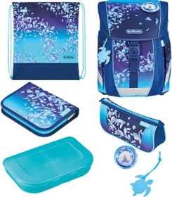 Herlitz Filo Active XL Plus Blue Ice Schultaschen-Set, 5-tlg.