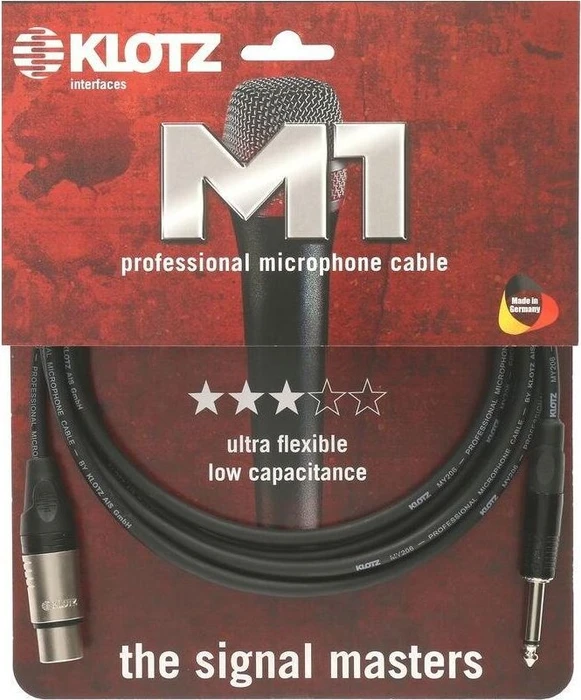 Klotz M1 XLRf/TS 10.0m