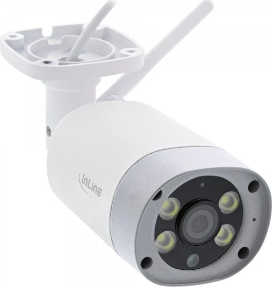 InLine SmartHome HD Außenkamera mit LED Licht