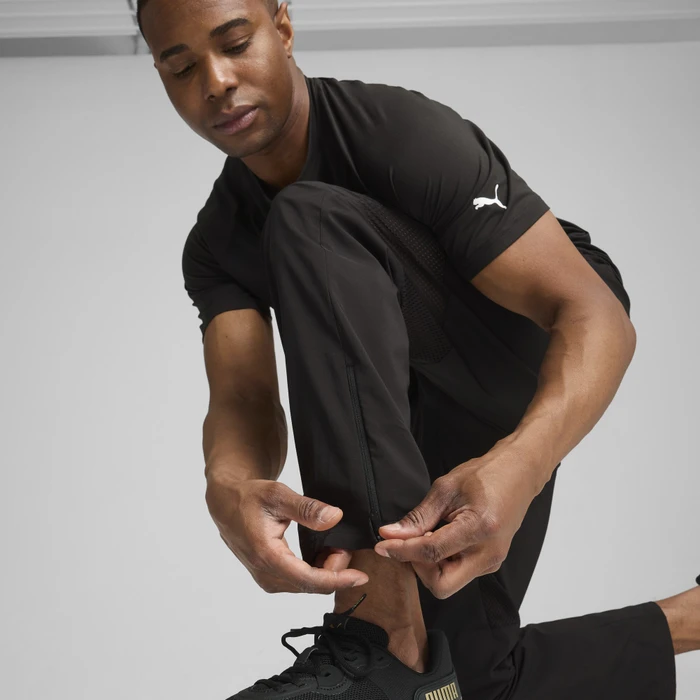 Puma Gewebte tapered Trainingshose lang puma black (Herren)