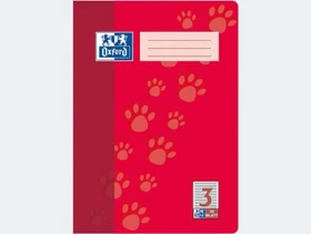 Oxford Schulheft, A4, Lineatur 3, rot, 16 Blatt, 15er-Pack