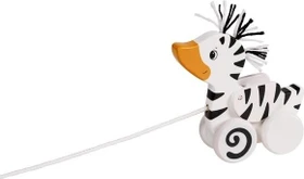 Goki Ziehtier Zebra-Ente