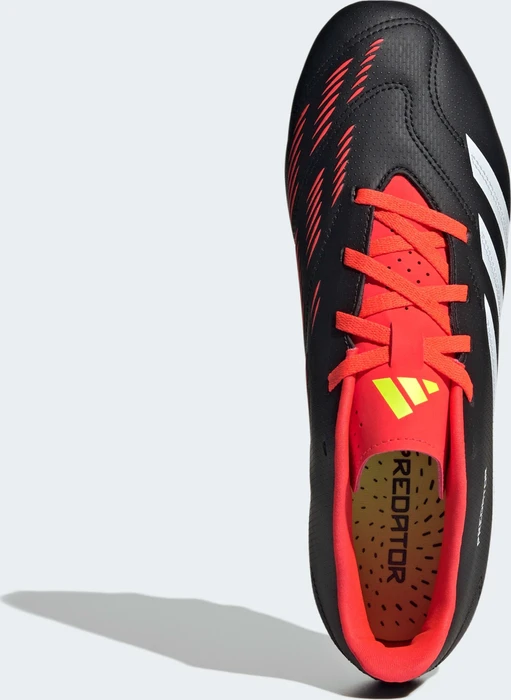 adidas Predator Club FXG core black/cloud white/solar red
