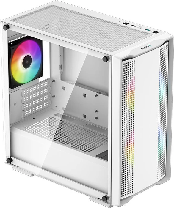 DeepCool CC360 ARGB, weiß, Glasfenster