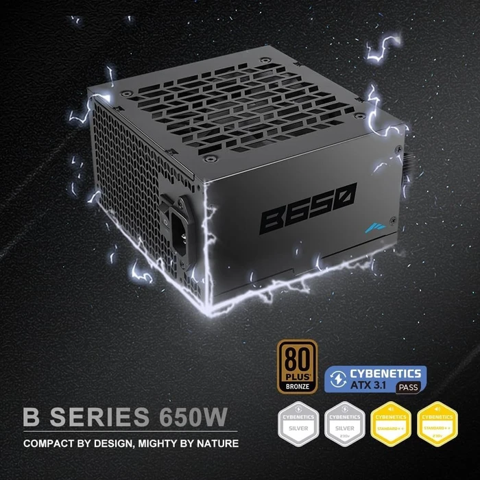 SAMA B Series B650 schwarz 650W, ATX 3.1