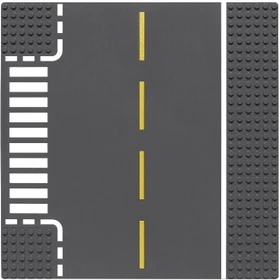 Wange Grundplatte Straße T-Kreuzung 32x32
