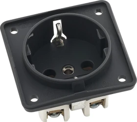 Berker Integro FLOW Steckdose SCHUKO, anthrazit matt