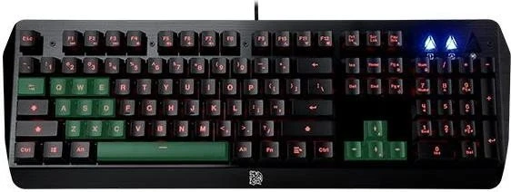 Tt esports Challenger Edge Membrane Gaming Keyboard, USB, DE
