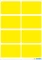 Herma Vielzwecketiketten, 25x40mm, gelb, 5 Blatt (40 Etiketten) Vorschaubild