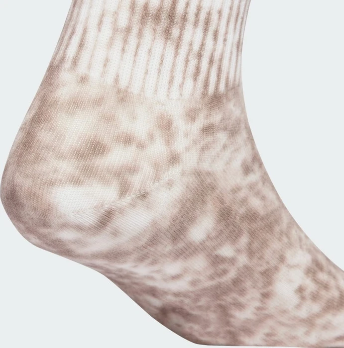 adidas Tie-Dye Crew Socken trace brown/dark brown/putty mauve, 3 Paare