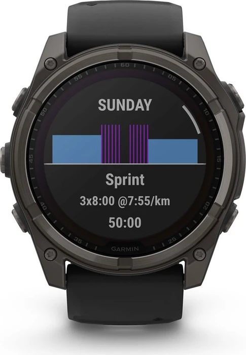 Garmin Fenix 8 51mm Sapphire Solar carbon grey