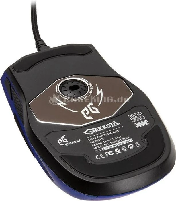 GeIL EpicGear Gekkota Gaming Mouse blau, USB