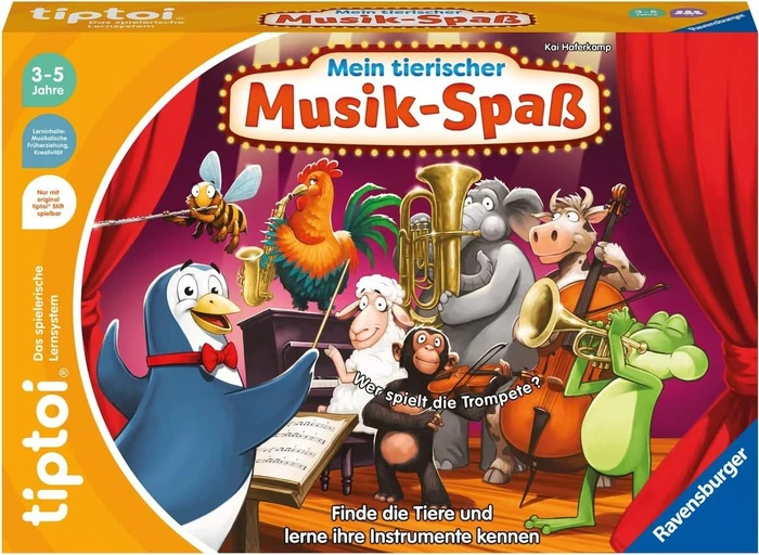 Ravensburger tiptoi Spiel: Mein tierischer Musik-Spaß