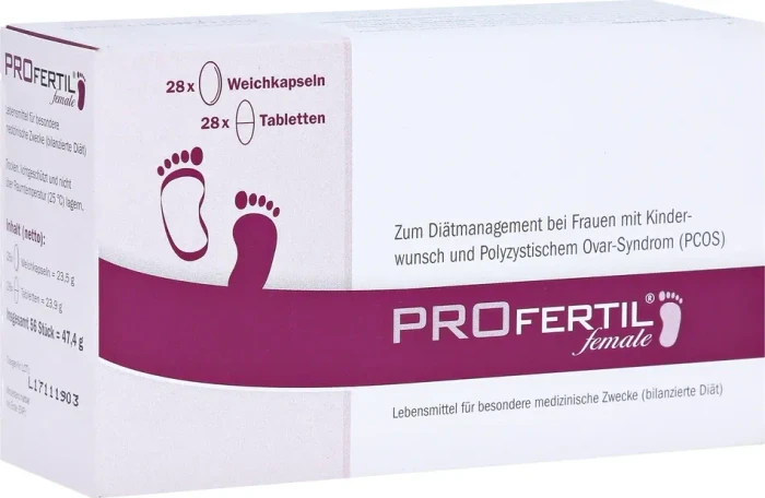 PROfertil female Kombi Tabletten + Kapseln, 56 Stück