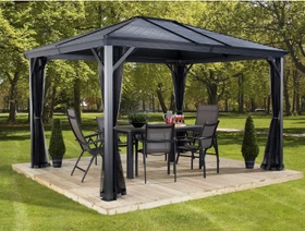 Sojag Ventura Pavillon 10x10 basaltgrau
