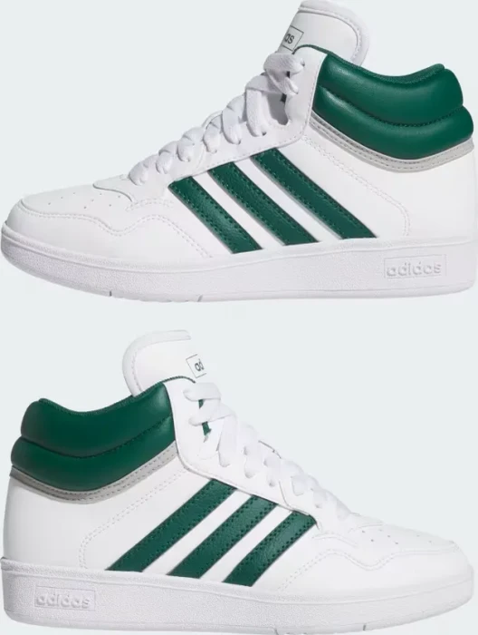 adidas Hoops Mid 4.0 cloud white/collegiate green/grey two (Junior)