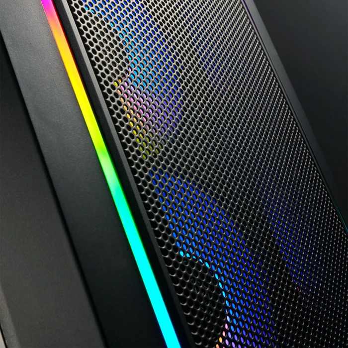 SilverStone Fara 312Z, schwarz, Glasfenster