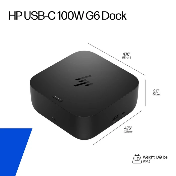 HP USB-C 100W G6 Dock, USB-C 3.1 [Buchse]
