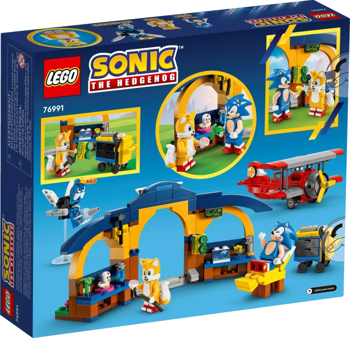 LEGO Sonic the Hedgehog - Tails Tornadoflieger mit Werkstatt