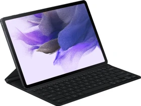 Samsung EJ-DT730 Book Cover Keyboard Slim für Galaxy Tab S7+ / Tab S7 FE / Tab S8+, schwarz, CH