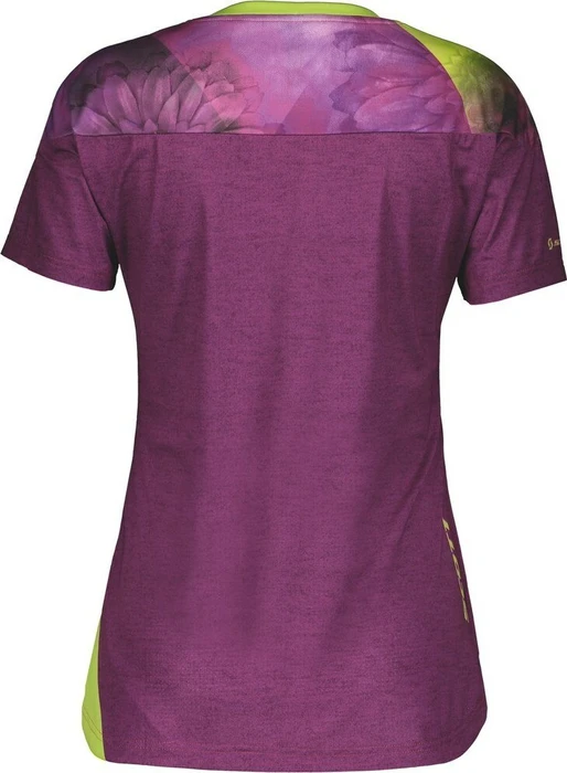 Scott Trail Flow Trikot kurzarm ultra violet/sharp green (Damen)