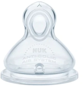 NUK First Choice Plus Flow Control Anti-Colic Trinksauger Gr.M, 6+M, 2 Stück