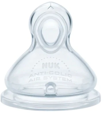 NUK First Choice Plus Flow Control Anti-Colic Trinksauger Gr.M, 6+M, 2 Stück