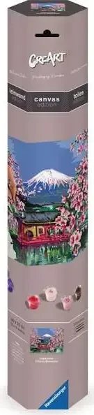 Ravensburger Malen nach Zahlen CreArt Leinwand Japanische Kirschblüten