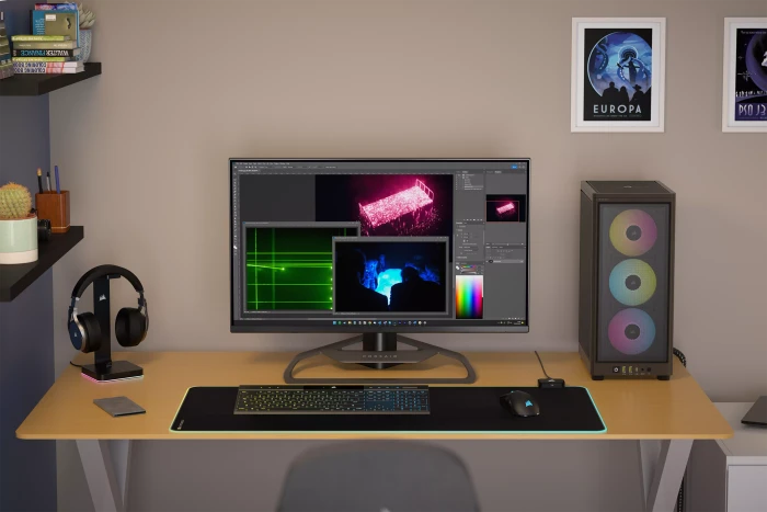 Corsair 2000D RGB Airflow, schwarz, Mini-ITX
