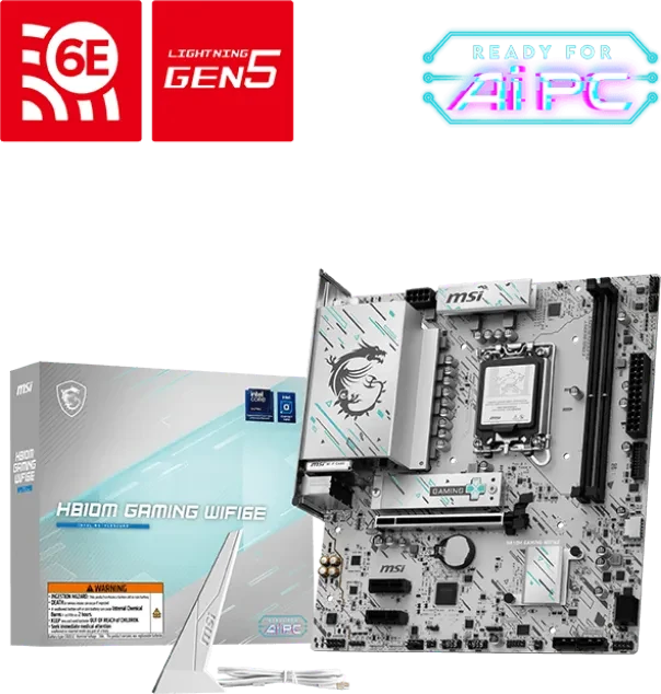 MSI H810M Gaming WIFI6E (Intel 1851)