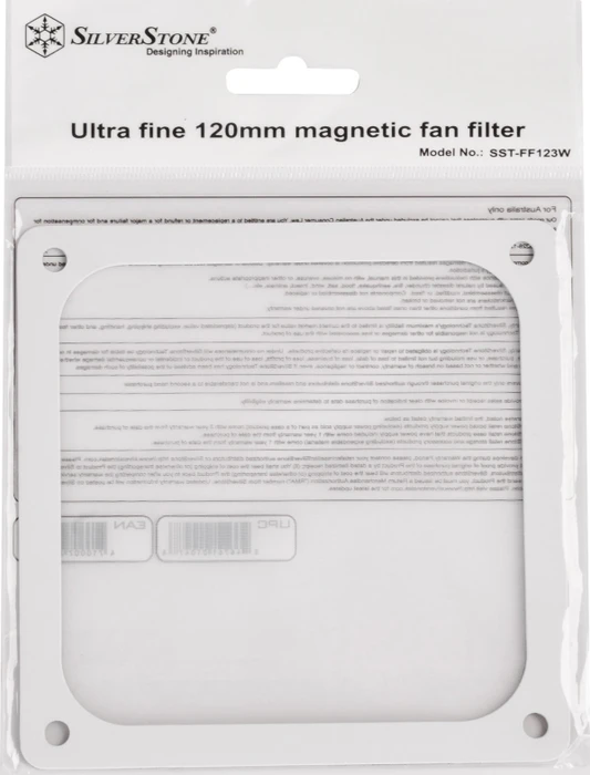 SilverStone FF123 Staubfilter 120mm weiß