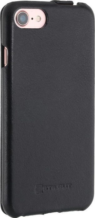 Stilgut UltraSlim Nappa für Apple iPhone 7 schwarz
