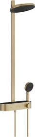 Hansgrohe Pulsify S Showerpipe 260 2jet mit ShowerTablet Select 400 Duschsystem brushed bronze