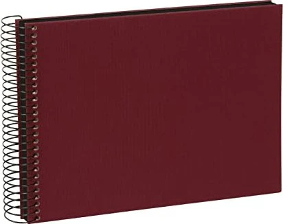 Goldbuch Spiralalbum Bella Vista 24x17 schwarze Seiten rot