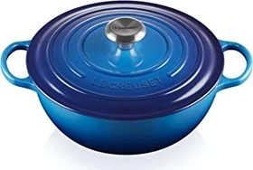 Le Creuset Signature Gusseisen La Marmite Familientopf 26cm 4.1l azure