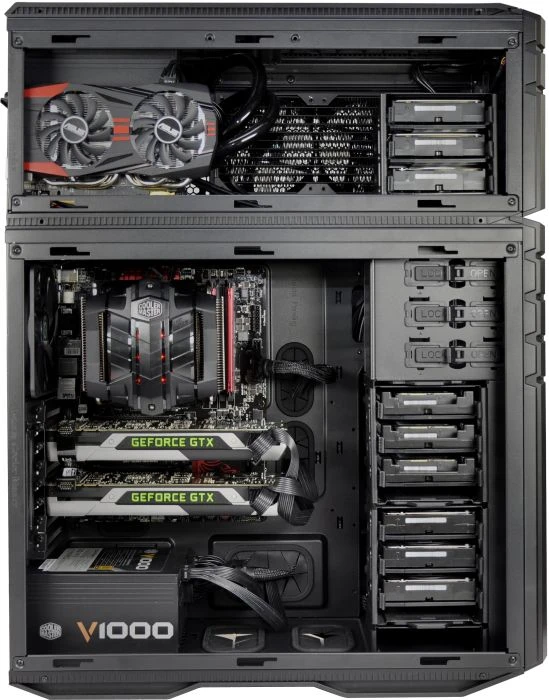 Cooler Master HAF935 schwarz, Acrylfenster
