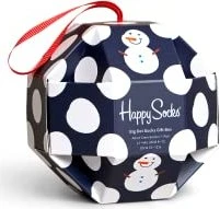 Happy Socks Big Dot Snowman Socken marineblau