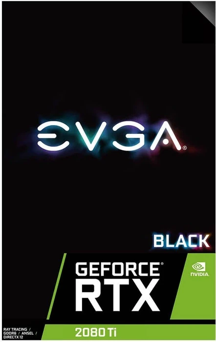 EVGA GeForce RTX 2080 Ti Black Edition Gaming, 11GB GDDR6, HDMI, USB-C, 3x DP