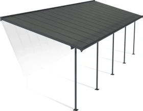 Palram Canopia Capri Terrassenüberdachung 924x295cm grau
