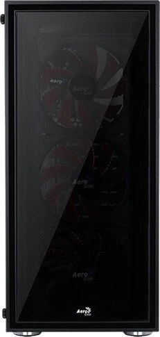AeroCool Quartz Red, Glasfenster