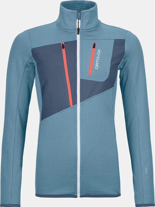 Ortovox Fleece Grid Funktionsjacke light blue (Damen)