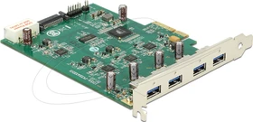 DeLOCK 4x USB-A 3.0, PCIe 2.0 x4 (89325)