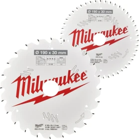 Milwaukee CSB P W ATB Kreissägeblatt-Set, 190x30mm, 2-tlg.