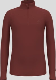 Odlo Active Warm Eco Half-Zip Funktionsshirt langarm spiced apple (Junior)