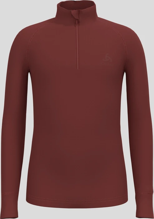 Odlo Active Warm Eco Half-Zip Funktionsshirt langarm spiced apple (Junior)