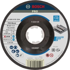 Bosch Professional X-LOCK Expert for Metal Trennscheibe gekröpft, 115x2.5x22.23mm, 1 Stück